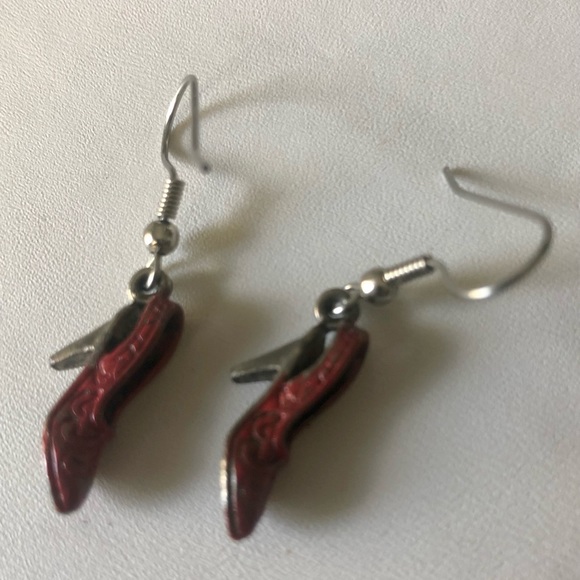 Earrings Red Shoes - Picture 11 of 11